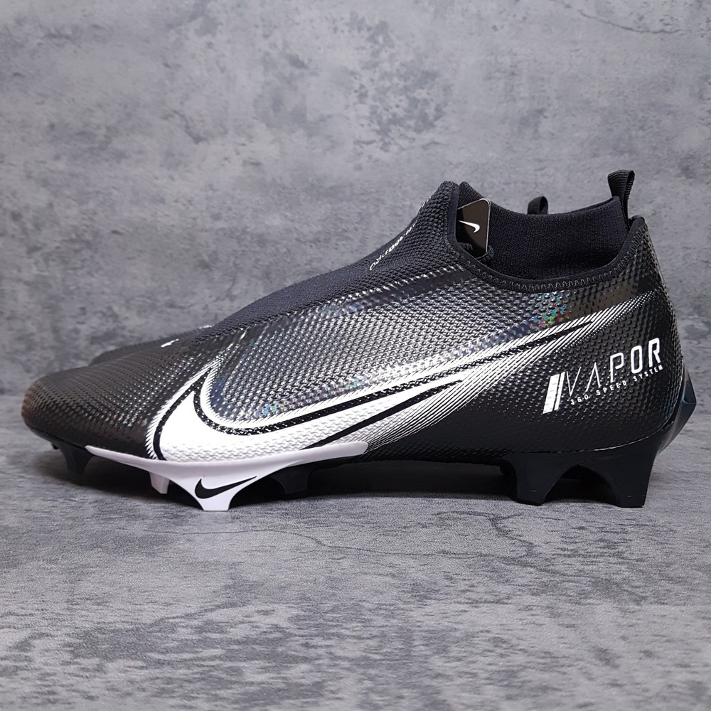NIKE Vapor Edge Pro 360‎ Football Cleats Mens 14.5 WIDE Black Iridescent